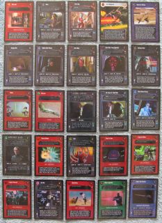 Star Wars CCG Reflections III (3) Rare Foil Cards (Dark Side Part 1/2 