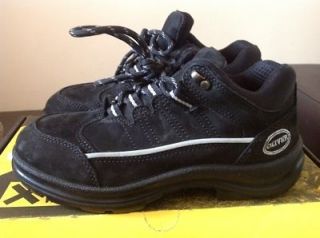 OLIVER MENS SIZE 6/ LADIES 8 US BLACK SAFETY SHOES 33611 * BRAND NEW 