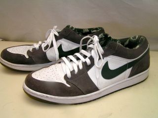 Nike Air Jordan Green Swish Basketball Shoes   Mens 13 1985 Flight 