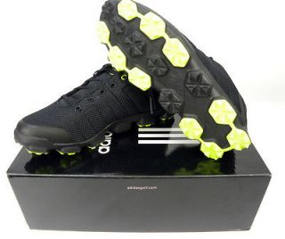 new 2012 adidas golf crossflex shoe black slime 12 5