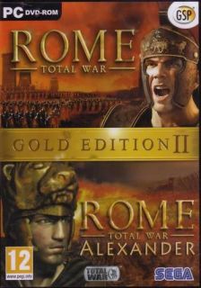 rome total war gold ii 2 alexander pc game new
