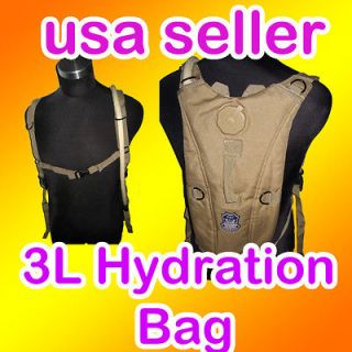 usmc us army 3l hydration water backpack desert brn bag