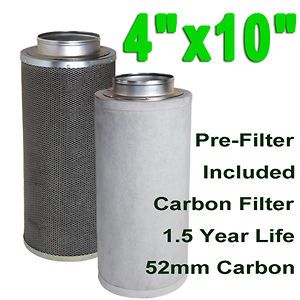   Hydroponic Air Carbon Filter Odor Control Scrubber for Inline Exhaust