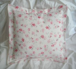Ralph Lauren Summer Cottage chic pink toss pillow shabby chic style