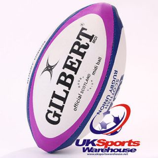 gilbert official replica scotland midi rugby ball rp £ 10