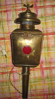 pair of brass carriage coach lights lamps turkisk made time