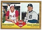 Miguel Cabrera & Frank Robinson 2011 Topps Heritage Then and Now