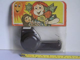 OLD CHILDRENS HAIRDRYER PLASTIC BATTERY OPERATED SEALED TOY MIB