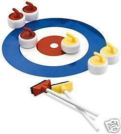 game desktop curling miniature stones broom target new from canada