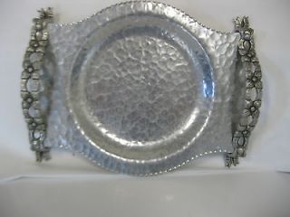 newly listed rodney kent hand wrought aluminum tray 440 time