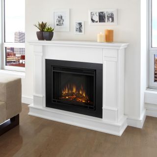 real flame electric fireplace silverton white time left $ 574
