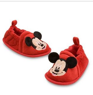   Mouse Shoes for Babies,Red,Flo​ppy Ears,Soft Sole,Size 0 6months,NT