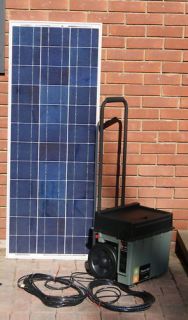 Solar Generator Plug n Play 2X100watt panels 200watts Solar Xantrex 