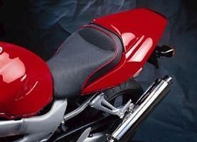 sargent sport seat honda vtr 1000 97 05 red accent