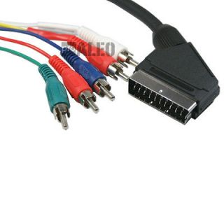   Meter Scart to YPbPr Component / RGB Audio Video Cable for Dreambox