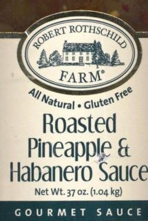 Pineapple Habanero Roasted Sauce HUGE COSTCO 37oz Jar, GOURMET FAST 