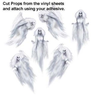 Ghost halloween party scary Scene Setters wall background Vinyl prop 