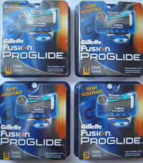 GILLETTE Proglide 32 Razor BLADES NEW SEALED RETAIL PACKS 