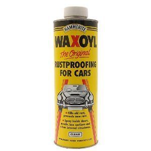 Waxoyl Clear Schutz Rust Proofing for Cars/4x4s, Kills Rust, 1l