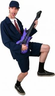 Adult AC/DC Angus Young Halloween Holiday Costume Party (Size: Adult 