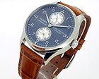   blue dial Power Reserve automatic sea gull 2542 movement Watch 260B