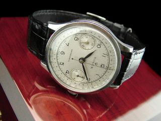 rare rolex chronograph steel vintage watch c1930s very good original