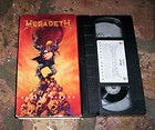 MEGADETH The Rusted Pieces VHS Peace Sells, Hangar 18, Anarchy UK 