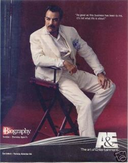tom selleck a e biography ad business good to me