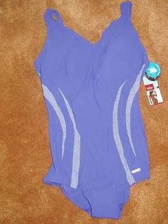 TRIUMPH BODY SLENDER OP 07 PADDED BUST SWIMMING COSTUME[Blue,42,C]
