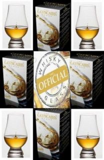 FOUR GENUINE GLENCAIRN SCOTCH WHISKY WHISKEY GLASSES WITH FREE 