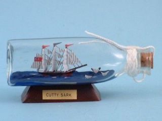 Cutty Sark Model Ship in Bottle, Triangle Ship in Bottle, 15209