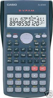 casio fx82ms scientific calculator 240 functions time left $ 8