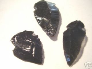 black obsidian n arrowhead gemstone bead beads time left