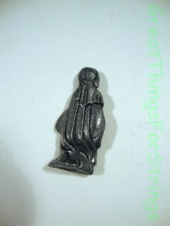 Vintage Mini Pewter Nativity Statue Figurine Mother Mary Holiday 