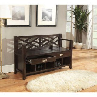 modern storage shoe cubbie bench with drawers new time left