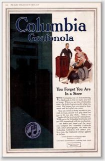 1918 columbia grafonola phonograph vintage colorad  9
