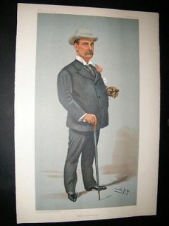 vanity fair print 1900 thomas salter pyne spy cartoon from