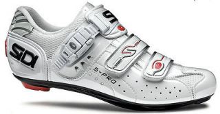 Sidi America Genius 5 Pro White Vernice Mens Cycling Shoes Road Bike 