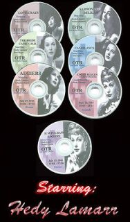 HEDY LAMARR Old Time Radio Shows RARE Vintage OTR 7 CDs ROBERT YOUNG 