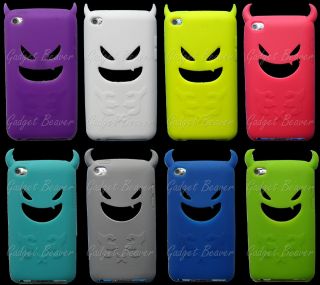 fits ipod touch 4 4g case devil silicone cover compatible