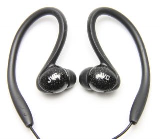 JVC HA EBX85 Ear Hook Headphones   Black