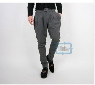   Casual Pants Slim Half Trousers Slacks Baggy Harem 4 Size 2 Colors