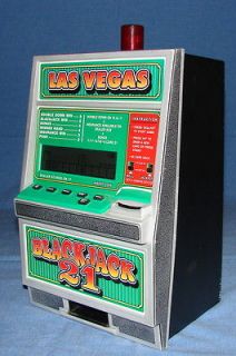 toy black jack slot machine bank time left $ 50