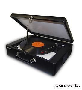 Jensen Portable 3 Speed Stereo Turntable with Built in Speakers JEN 