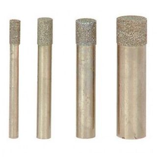 Piece Diamond Coated Rotary Drill Bits Drill Glass Masonry Concrete 