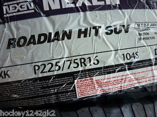 New P 225 75 16 Nexen Roadian H/T Tires (Specification 225/75R16)