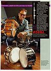 Tama Snare Drum Vintage Magazine Ad 1991 Liberty DeVitto Endorsement