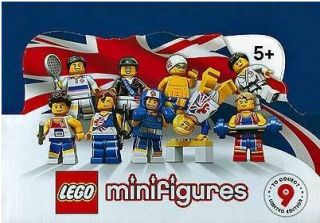 LEGO Team GB Olympic Mini Figures   Choose the ones you need