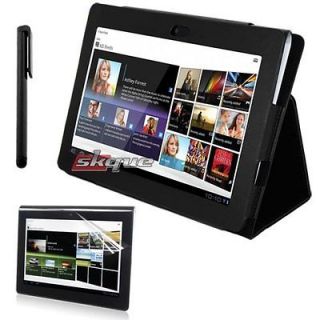 3in1 Travel Accessory Leather Case Cover LCD Film For Sony Tablet S 16 