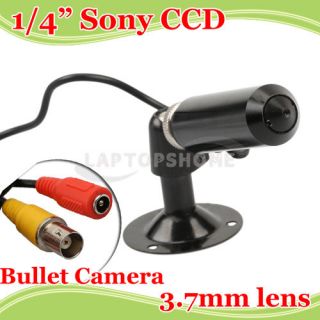 NTSC 1/4 Sony CCD 420TVL Security Bullet CCTV Digital Camera Black